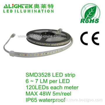 Ip65 Waterproof Smd 3528 120 Led Strip Light 